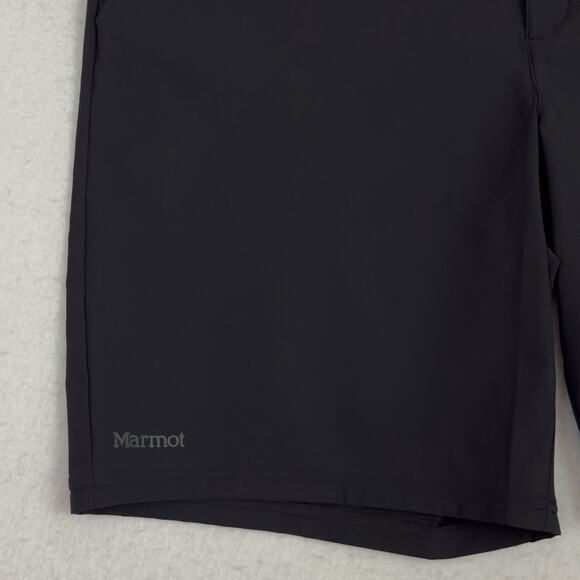 Marmot Arch Rock Shorts Men 40 Black Stretch Nylon Hiking Travel Short 8” NWT - Picture 10 of 14